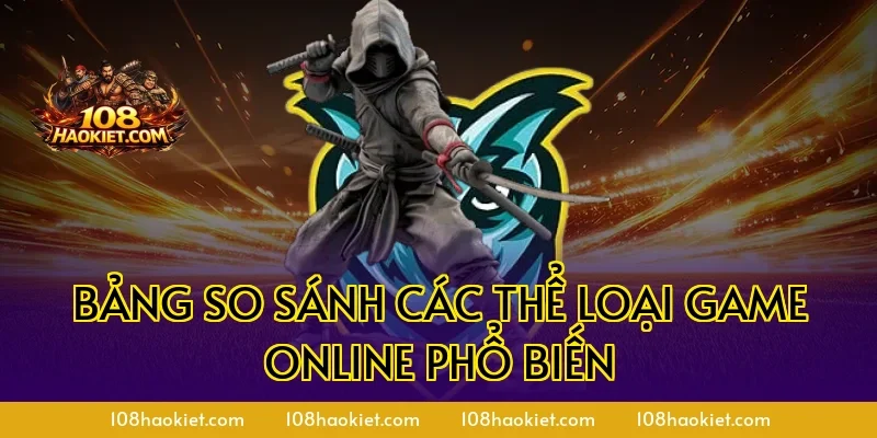 Bảng So Sánh Các Thể Loại Game Online Phổ Biến